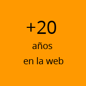 "16 aos en la web"