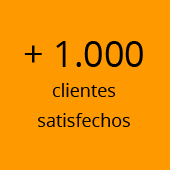 +1000 clientes satisfechos