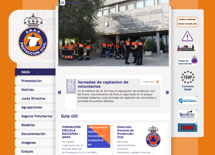 Portal de gestin de las Asociaciones de Proteccin Civil de Espaa 